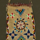 APACHE BEADED SOUVENIR BAG, EARLY 20TH C