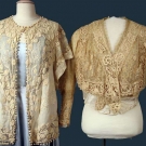 TWO EMBROIDERED &amp; IRISH LACE GARMENTS, c. 1912