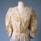 CREAM VALENCEINNES LACE JACKET, c. 1905