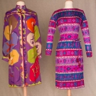 TWO PRINTED SILK PUCCI DRESSES, 1965