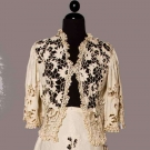 LINEN &amp; BATTENBURG LACE WALKING SUIT, 1905