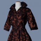 CHRISTOBAL BALENCIAGA COUTURE DRESS, 1948-1950