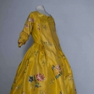 POLYCHROME EMBROIDERED ROBE A LA FRANCAISE, 1765