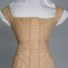CORDED COTTON CORSET, 1825-1830