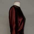 EISENBERG SATIN EVENING DRESS, 1940s