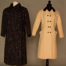 TWO BALENCIAGA COUTURE WOOL COATS, 1954 &amp; 1965