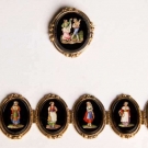 MICRO MOSAIC &amp; GOLD SUITE, MID 19TH C