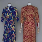 TWO PRINT DRESSES, 1930-1940