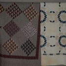 TWO PIECED QUILTS, LATE 19TH-EARLY 20TH C