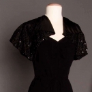 GILBERT ADRIAN COCKTAIL DRESS, c.1944