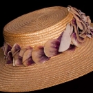LADY'S OVERSIZE STRAW HAT, c. 1906