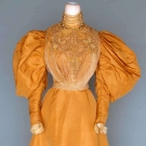JEWELED RECEPTION GOWN, 1895-1896