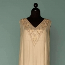 GOLD &amp; SILVER BEADED DRESS, MID 1920s