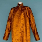 FUR LINED DAMASK COAT, CHINA, MID 29TH C