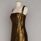 SILK &amp; LAME BROCADE EVENING SET, MID 20TH C