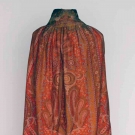 WOVEN WOOL PAISLEY CAPE, 1900-1920