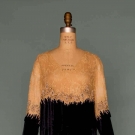 BLACK VELVET EVENING GOWN, 1930s