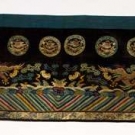 SILK KOSSU LONG VALANCE, CHINA, 19TH C