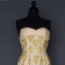 JEWELED EVENING GOWN, LATE 1950s
