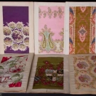 SIX CHENEY SWATCH CARDS, EARLY 20TH C