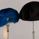 TWO CHRISTIAN DIOR HATS, 1950-1960