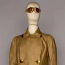 WOMAN'S MOTORING COAT &amp; GOGGLES, c. 1905