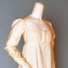 EMBROIDERED WHITE DAY DRESS, 1800-1815