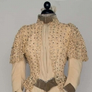 TAUPE SILK TEA DRESS, 1910
