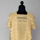 IRISH LACE TRIMMED DRESS, 1920s