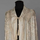EMBROIDERED SILK CAPE, CHINA, 1880s