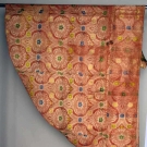 SALMON BROCADE COPE, 18TH C