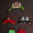 FIVE REGIONAL CAPS, GERMANY, 1850-1870