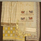 SIX REGIONAL HEAD SCARVES &amp; SHAWLS, 19TH C