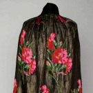 PRINTED LAME EVENING WRAP, 1920s