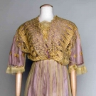 EMBROIDERED TEA GOWN, 1914-1918