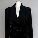 GIANNI VERSACE VELVET COAT, 1980s