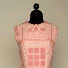 BURKE-AMEY PLAID BEADED DRESS, 1960s