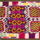 SILK IKAT COVERLET, CENTRAL ASIA, EARLY 20TH C