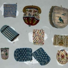 FOURTEEN SMALL BEADED BAGS, MEXICO, 19TH C