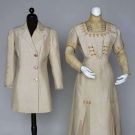 SILK DAY DRESS &amp; JACKET SET, EARLY 20TH C