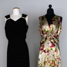 TWO SUMMER GOWNS, c. 1940
