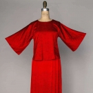 BEADED SATIN DRESS, 1920s