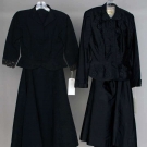 TWO BLACK DINNER SUITS, 1950s