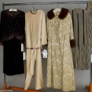 THREE AMERICAN DESIGNER GARMENTS, 1960-1970s