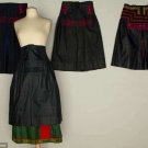 FIVE SKIRTS OR APRONS, GERMANY, 19TH C