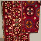 TWO SUZANI TENT HANGINGS, UZBEKISTAN, MID 20TH C