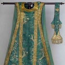 CHASUBLE &amp; MANIPLE, FRANCE OR SPAIN, 18TH C
