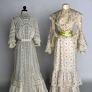 TWO SUMMER TEA GOWNS, 1905-1910