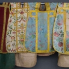 FOUR CHASUBLES, EUROPE, 18TH C