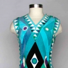 PUCCI VELVET BEACH COVER, 1970s